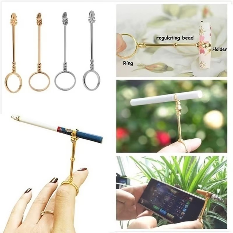 Vape Ring - 1 Pezzo Portasigarette con Anello Diametro