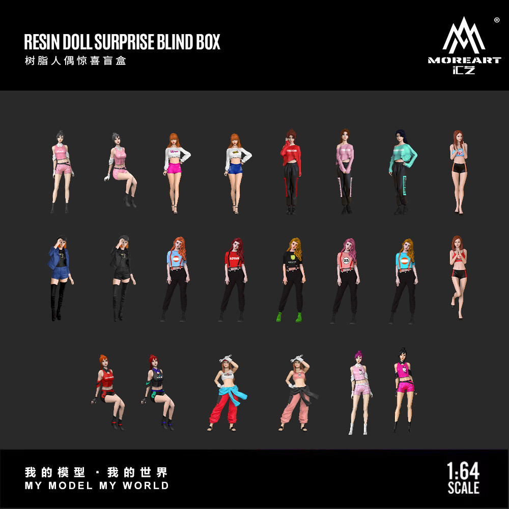 Battery Case Storage - More Art 1:64 Statuette in Resina