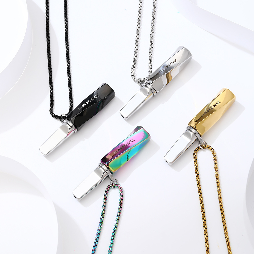 Vaping Air - Collana Inalatore in Acciaio Inossidabile, Dispositivo