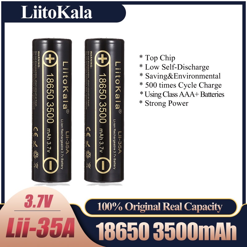 Vaping Area - 2-10 pezzi LiitoKala Lii-35A 18650 3500mAh