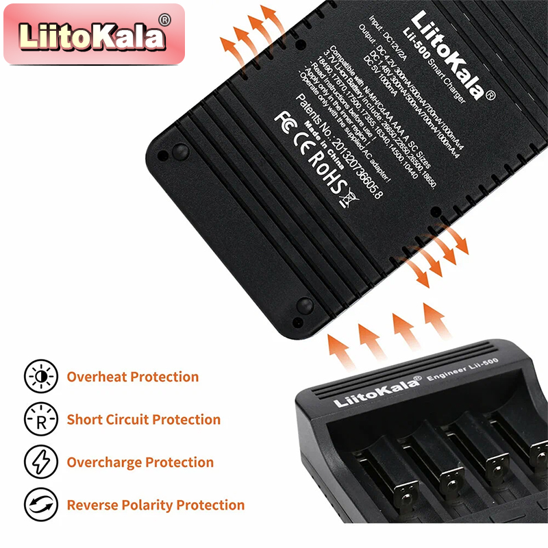 Caricabatterie LiitoKala Lii-5 - Vape Battery 18650 recensione e prezzo